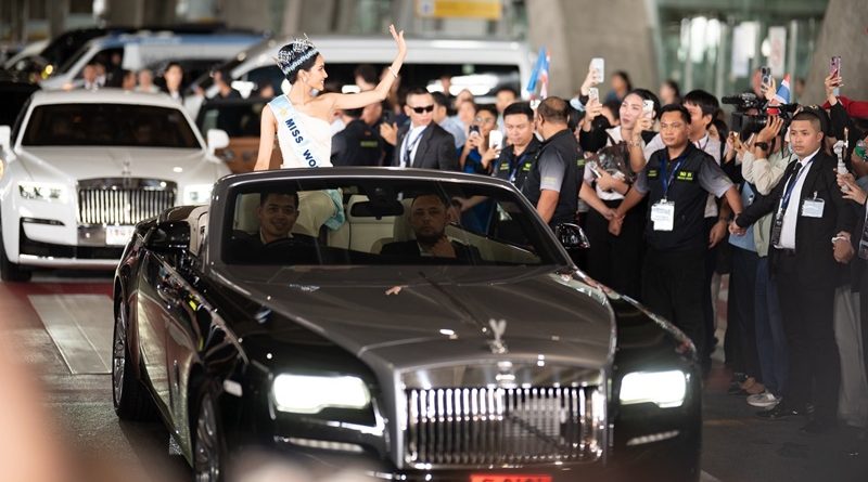 MGC-ASIA สนับสนุนอัครยนตรกรรม โรลส์-รอยซ์ ร่วมขบวนแห่ต้อนรับ ‘โอปอล-สุชาตา’
