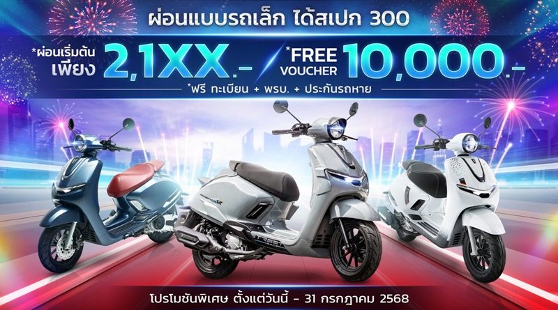 ผ่อนแบบรถเล็ก ได้สเปก 300 จาก Alpha Volantis