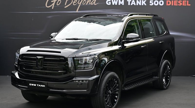 “Premium Design x Powerful Diesel” ของ NEW GWM TANK 500 DIESEL รุ่น Black Warrior