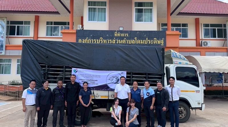 MMS Car Service and Tyre ร่วมมือกับ มูลนิธิธรรมชวนวิริยะ มอบยางรถยนต์ที่ไม่ได้ใช้งาน 1,000 เส้น