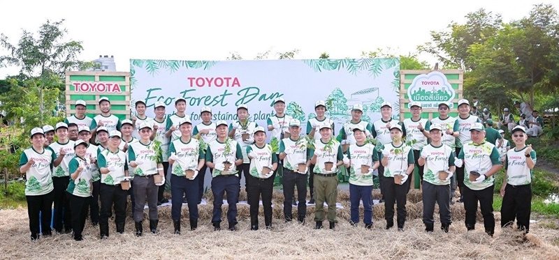 โตโยต้าเดินหน้ากิจกรรม “รวมพลังปลูกป่า เพื่อโรงงานแห่งความยั่งยืน”
