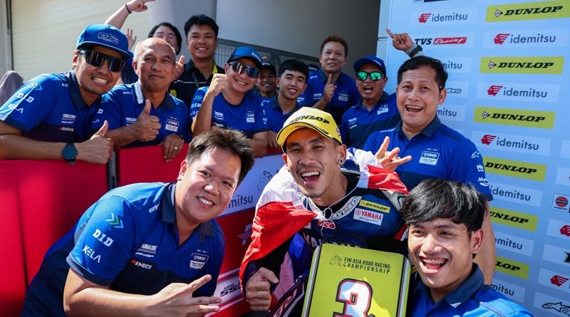 “ตี-อนุภาพ” ผงาดโพเดียม ARRC เรซแรก