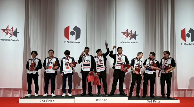ทีมช่างอีซูซุไทยยืนหนึ่งเวทีโลก คว้าแชมป์การแข่งขัน I-1 Grand Prix ที่ญี่ปุ่น