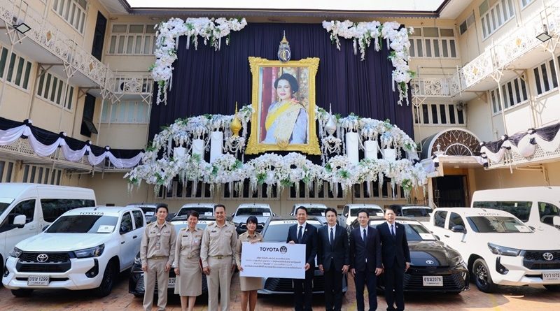 โตโยต้า สนับสนุนยานพาหนะและบุคลากร ในภารกิจ “จิตอาสา”