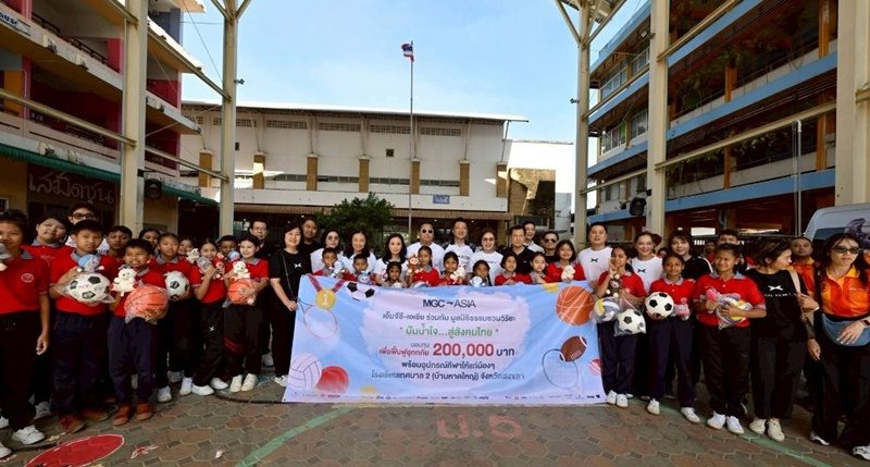 บมจ. มิลเลนเนียม กรุ๊ป ร่วมกับมูลนิธิธรรมชวนวิริยะ ปันน้ำใจ สู่สังคมไทย