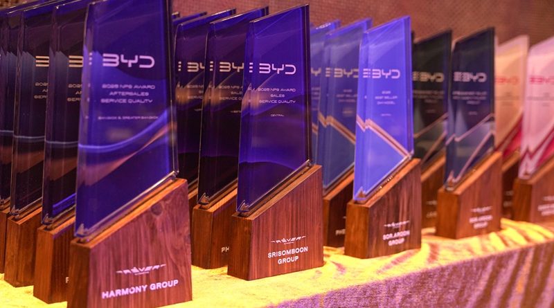 บีวายดี ประเทศไทย มอบรางวัลผู้จำหน่ายดีเด่น KUNLUN Award 2025