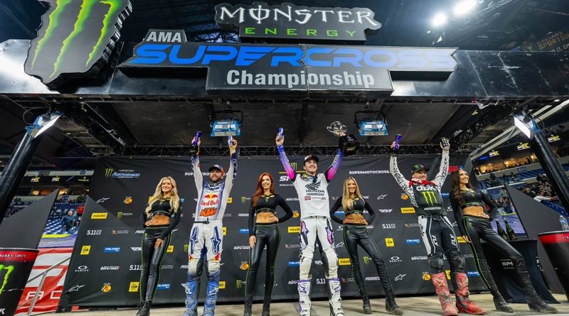 “ฮันเตอร์ ลอว์เรนซ์” บิด Honda CRF450R คว้าชัย Triple Crown