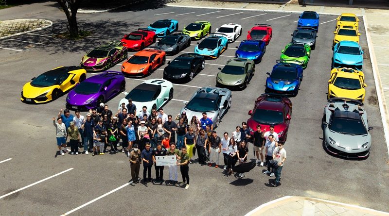 Lamborghini Club Thailand Bull Run at Nakhon Nayok