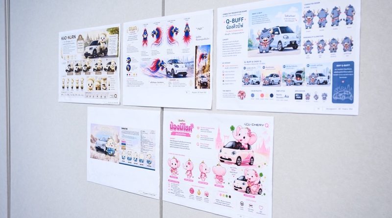 เชอรี ประเทศไทย โชว์ 5 ผลงานคาแรกเตอร์