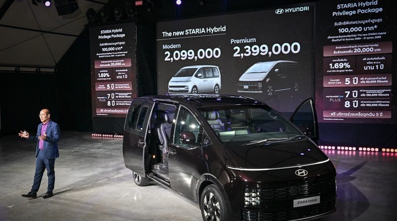 ฮุนไดชวนครอบครัวทดลองขับ The new STARIA Hybrid 19-20 ก.ย. นี้ 